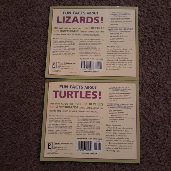 Turtle/Lizard Fun Book Bundle For Kids - Picture 2 of 6